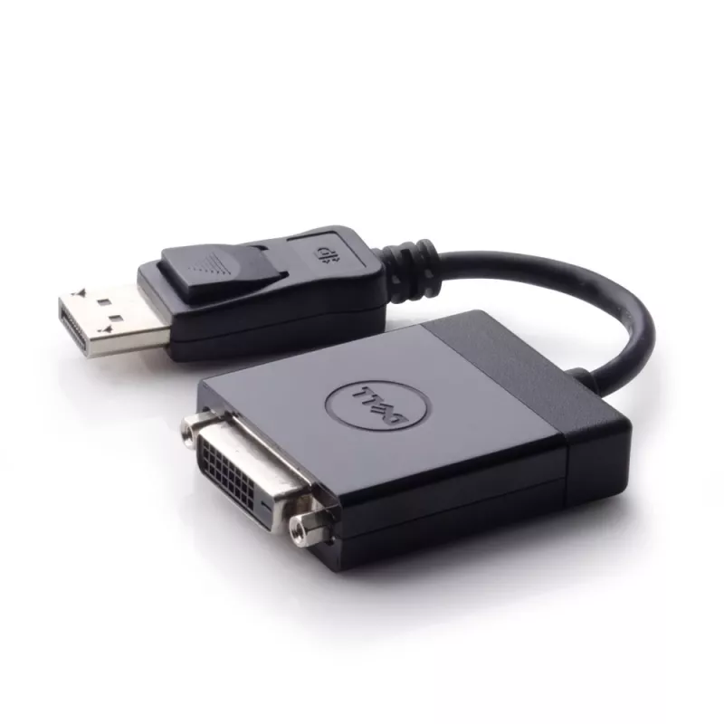 DELL 470-ABEO video kabeļa adapteris DisplayPort uz DVI Melns