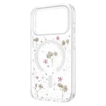 Aizmugurējais vāciņš FIXED MagBloom Apple iPhone 17 Pro — TPU, Blush Plum