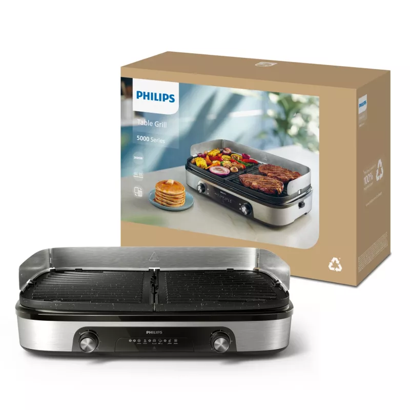 Elektriskā panna Philips HD6222/90 2400 W Melns Nerūsējošais tērauds