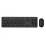 Bezvadu tastatūras un peles komplekts ASUS CW100 — US izkārtojums, melns, pilna izmēra QWERTY tastatūra, 1600 DPI pele