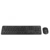 Bezvadu tastatūras un peles komplekts ASUS CW100 — US izkārtojums, melns, pilna izmēra QWERTY tastatūra, 1600 DPI pele