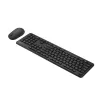 Bezvadu tastatūras un peles komplekts ASUS CW100 — US izkārtojums, melns, pilna izmēra QWERTY tastatūra, 1600 DPI pele