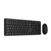 Bezvadu tastatūras un peles komplekts ASUS CW100 — US izkārtojums, melns, pilna izmēra QWERTY tastatūra, 1600 DPI pele