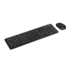 Bezvadu tastatūras un peles komplekts ASUS CW100 — US izkārtojums, melns, pilna izmēra QWERTY tastatūra, 1600 DPI pele