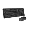 Bezvadu tastatūras un peles komplekts ASUS CW100 — US izkārtojums, melns, pilna izmēra QWERTY tastatūra, 1600 DPI pele