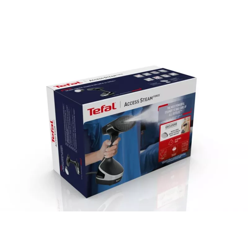 Tefal Acces Steam Force DT8270 Rokas tvaika gludeklis 0.2 L 2000 W Melns