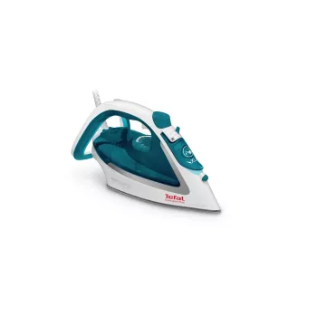 Tefal EasyGliss Plus FV5718 gludeklis sausai un tvaika gludināšanai, Durilium zole, 2400 W, tirkīza, balts