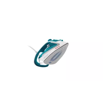 Tefal EasyGliss Plus FV5718 gludeklis sausai un tvaika gludināšanai, Durilium zole, 2400 W, tirkīza, balts