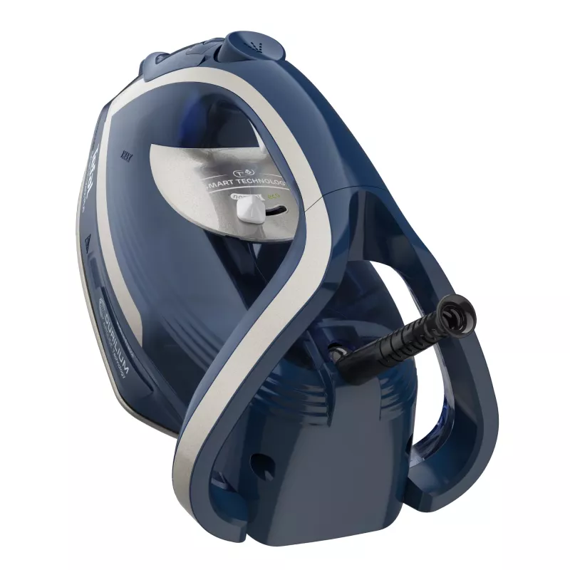 Tefal Smart Protect Plus FV6872 sausā un tvaika gludeklis ar Durilium Airglide zoli, 2800 W, zils
