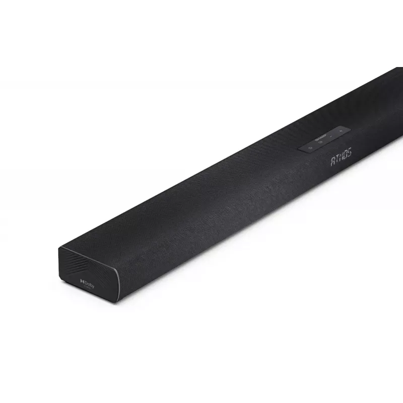 Sharp HT-SBW320 skaņas josla 2.1 kanālu ultra-plāna ar Dolby Atmos / DTS Virtual:X un bezvadu zemfrekvences skaļruni