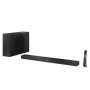 Sharp HT-SBW320 skaņas josla 2.1 kanālu ultra-plāna ar Dolby Atmos / DTS Virtual:X un bezvadu zemfrekvences skaļruni