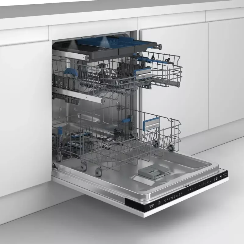 BEKO BDIN38542P iebūvējamā trauku mazgājamā mašīna, 60 cm, 15 komplekti, balta