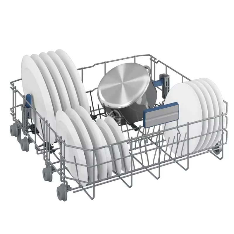 Iebūvējamā trauku mazgājamā mašīna BEKO BDIN36532 — 15 komplekti, 60 cm, Nerūsējošais tērauds, 45 dB, Energoklase D