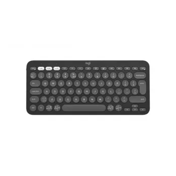 Logitech Pebble Keys 2 K380s bezvadu tastatūra RF Bluetooth QWERTY US International Graphite