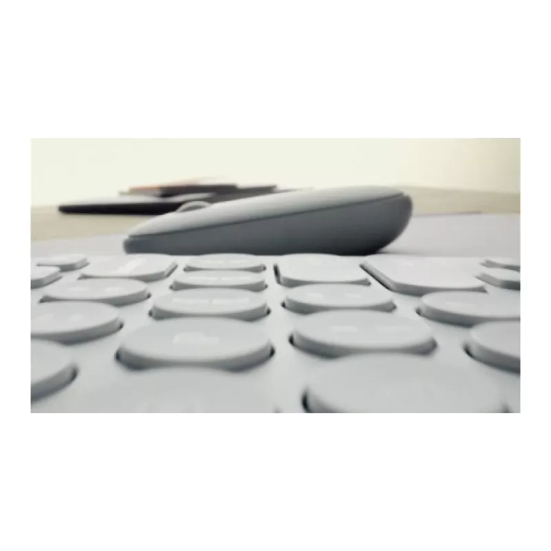 Logitech Pebble Keys 2 K380s bezvadu tastatūra RF Bluetooth QWERTY US International Graphite