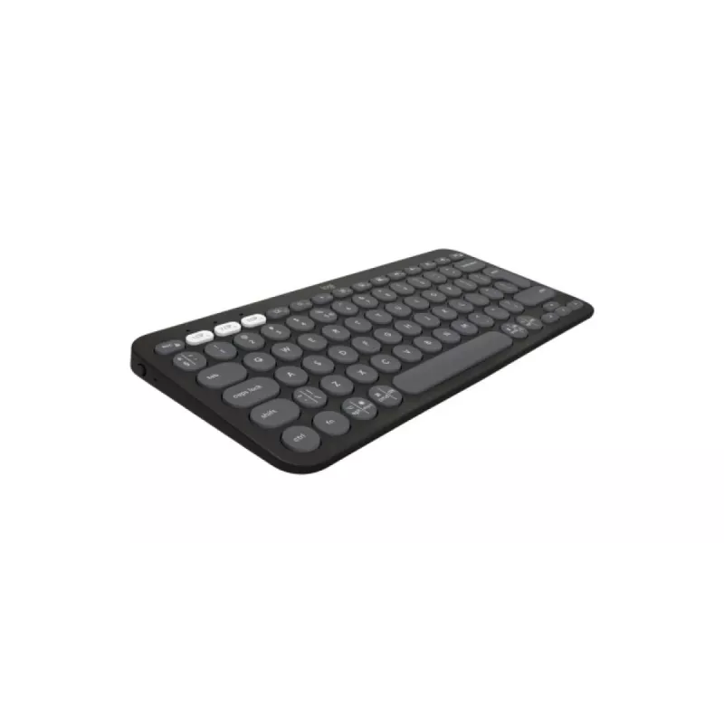 Logitech Pebble Keys 2 K380s bezvadu tastatūra RF Bluetooth QWERTY US International Graphite