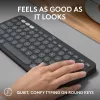 Logitech Pebble Keys 2 K380s bezvadu tastatūra RF Bluetooth QWERTY US International Graphite