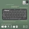 Logitech Pebble Keys 2 K380s bezvadu tastatūra RF Bluetooth QWERTY US International Graphite