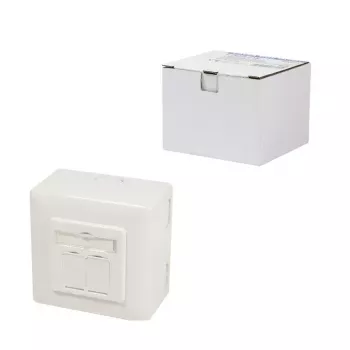 LogiLink NP0124 sienas kontaktligzda 2 x RJ-45