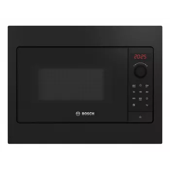 Bosch Serie 2 BFL523MB4 Iebūvējamā mikroviļņu krāsns, melna, 20 L, 800 W