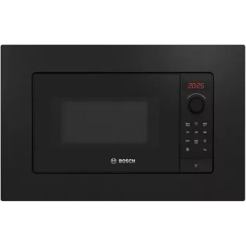 Iebūvējamā solo mikroviļņu krāsns Bosch Serie 2 BFL623MB4 20 L 800 W LED displejs Melna ar grozāmo regulatoru