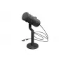 Vadu datora mikrofons GENESIS Radium 350D — USB Type-A/Type-C, -48 dB jutība, 16–14000 Hz, 2.5 m kabelis, melns