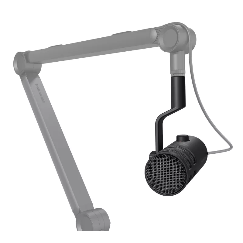 Vadu datora mikrofons GENESIS Radium 350D — USB Type-A/Type-C, -48 dB jutība, 16–14000 Hz, 2.5 m kabelis, melns