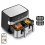 Tefal Dual Easy Fry & Grill EY905D Divkameru 8.3 L 2700 W Gaisa fritieris Nerūsējošais tērauds