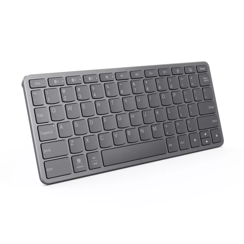 Lenovo ZG38C05820 tastatūra Universāla USB + Bluetooth QWERTY US Angļu Pelēka