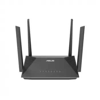 ASUS RT-AX52 Pro AX3000 bezvadu maršrutētājs Gigabit Ethernet divu joslu (2.4 GHz / 5 GHz) Melns
