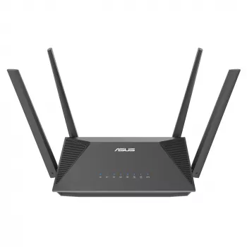 ASUS RT-AX52 Pro AX3000 bezvadu maršrutētājs Gigabit Ethernet divu joslu (2.4 GHz / 5 GHz) Melns