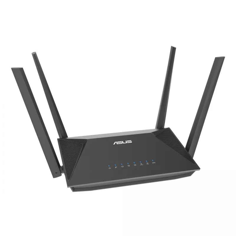 ASUS RT-AX52 Pro AX3000 bezvadu maršrutētājs Gigabit Ethernet divu joslu (2.4 GHz / 5 GHz) Melns