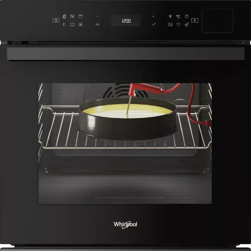 Iebūvējamā elektriskā cepeškrāsns Whirlpool WOI6A8FPT1SBA 73L Melna ar skārienvadību