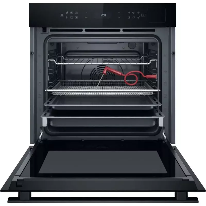Iebūvējamā elektriskā cepeškrāsns Whirlpool WOI6A8FPT1SBA 73L Melna ar skārienvadību