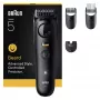 Bārdas trimmeris BRAUN BT5520 — 0,5–20 mm, 40 garuma pakāpieni, uzlādējams, 120 min akumulators, melns