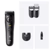 Bārdas trimmeris BRAUN BT5520 — 0,5–20 mm, 40 garuma pakāpieni, uzlādējams, 120 min akumulators, melns
