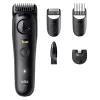 Bārdas trimmeris BRAUN BT5520 — 0,5–20 mm, 40 garuma pakāpieni, uzlādējams, 120 min akumulators, melns