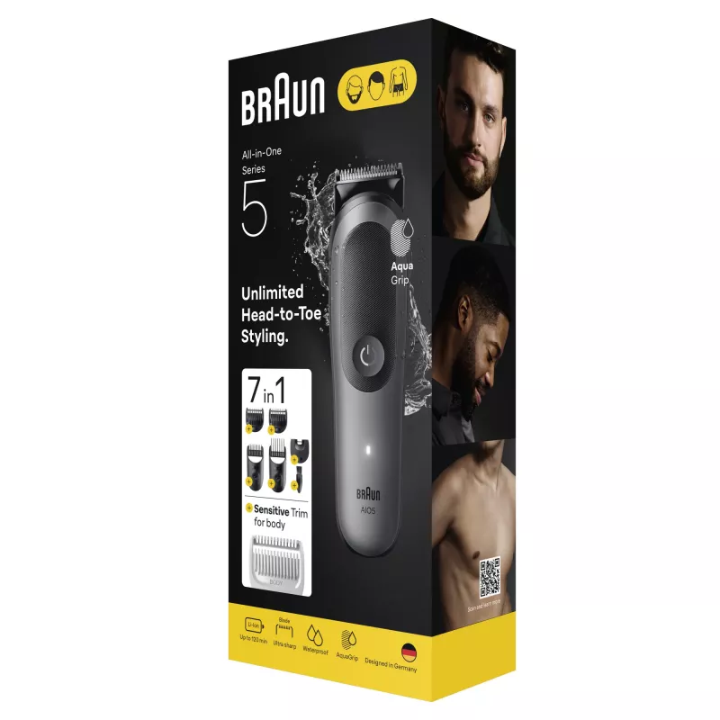 Braun 80789911 matu griezējs/trimeris, tumši pelēks, 21, litija-jonu akumulators