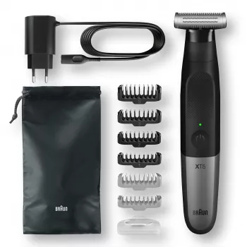 Braun Series X XT5200 skuveklis ar trimmeri, melns/metālisks