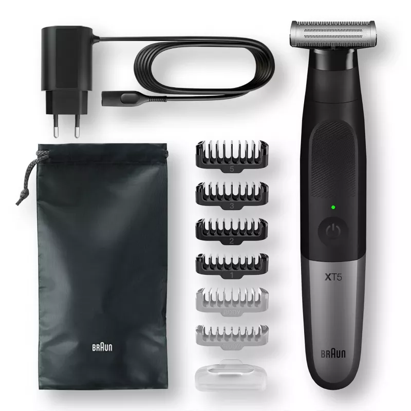 Braun Series X XT5200 skuveklis ar trimmeri, melns/metālisks