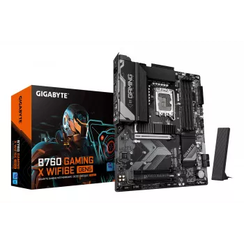 Mātesplate GIGABYTE B760 GAMING X WIFI6E GEN5, Intel B760, LGA 1700, ATX, DDR5 līdz 256GB, PCIe 5.0, Wi‑Fi 6E, 2.5Gb LAN