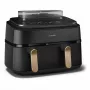 Philips 5000 sērijas NA552/00 karstā gaisa fritieris, 9 L, 2750 W, melns, zelts
