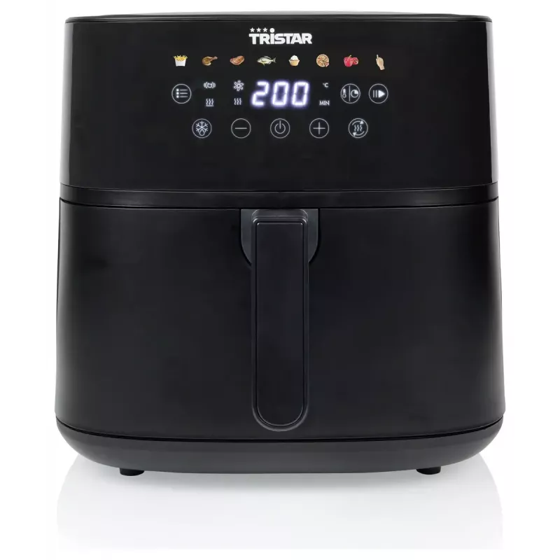 Tristar FR-9071 digitālā gaisa fritēšanas ierīce, 8 l, 2000 W, melna