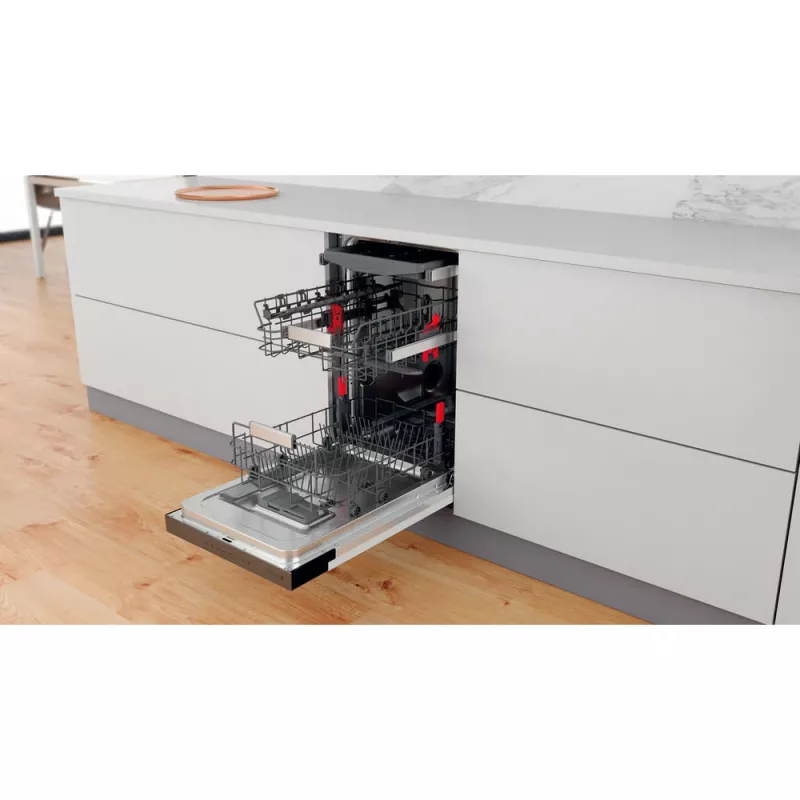 Whirlpool WSBO 3O34 PF X Pusiebūvējamā trauku mazgājamā mašīna 10 komplektiem