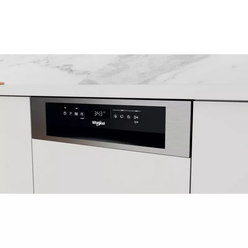 Whirlpool WSBO 3O34 PF X Pusiebūvējamā trauku mazgājamā mašīna 10 komplektiem