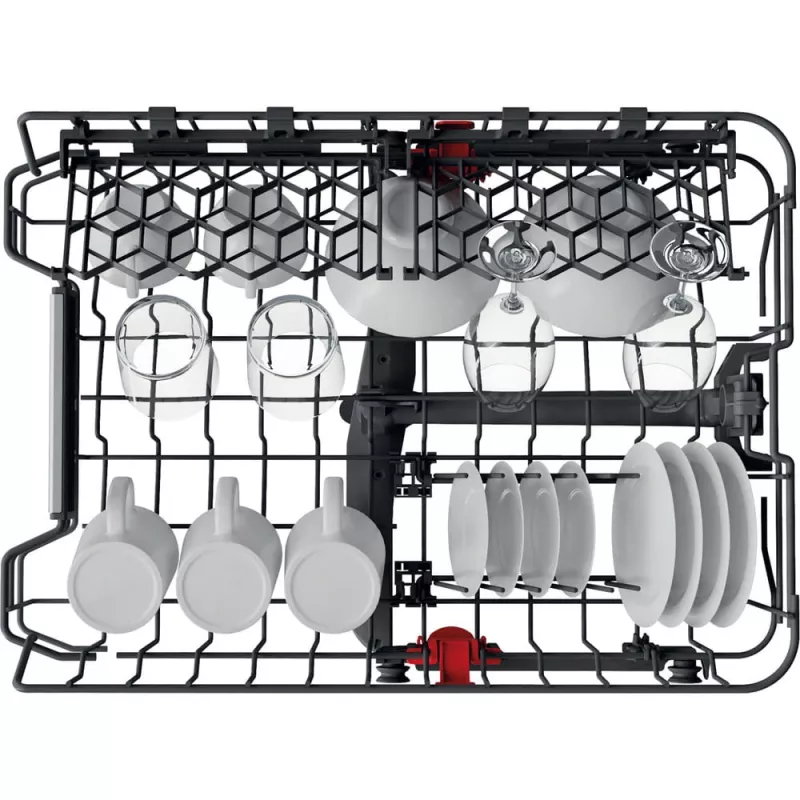 Whirlpool WSBO 3O34 PF X Pusiebūvējamā trauku mazgājamā mašīna 10 komplektiem