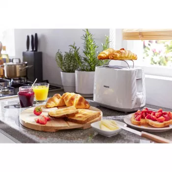 Philips Daily Collection HD2582/00 tosteris 8 2 šķēles 900 W Balts