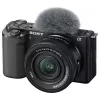 Sony ZV-E10 + E PZ 16-50mm F3.5-5.6 OSS II bezspoguļa kamera 24.2 MP CMOS 6000 x 4000 pikseļi Melna
