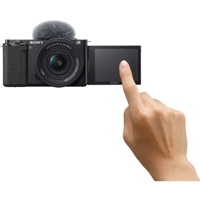 Sony ZV-E10 + E PZ 16-50mm F3.5-5.6 OSS II bezspoguļa kamera 24.2 MP CMOS 6000 x 4000 pikseļi Melna