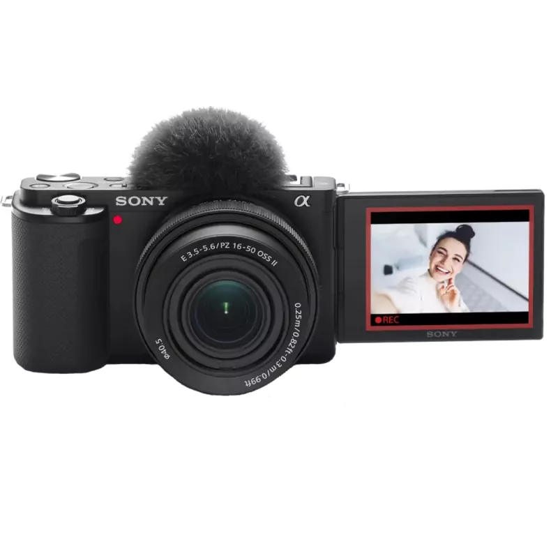 Sony ZV-E10 + E PZ 16-50mm F3.5-5.6 OSS II bezspoguļa kamera 24.2 MP CMOS 6000 x 4000 pikseļi Melna